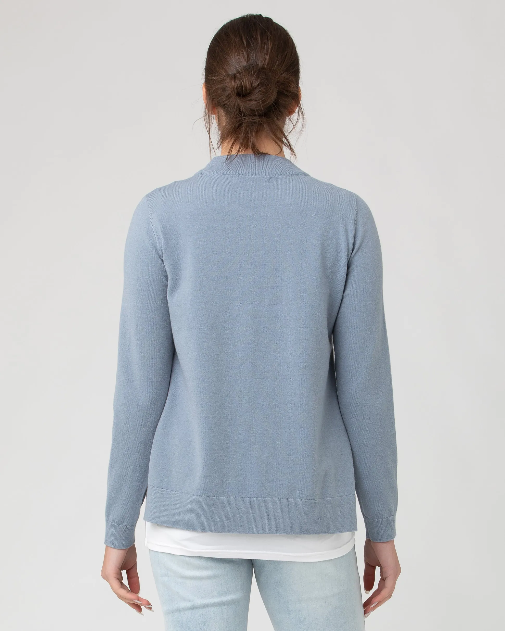 Morgan Side Split Nursing Knit Petrol