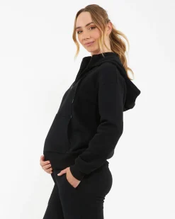 Nicky Nursing Hoodie  Black