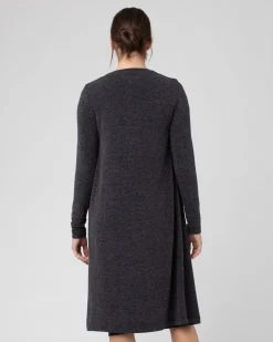Nina Longline Cardigan Dark Charcoal