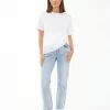 Nova Over Bump Crop Jean Blue Haze