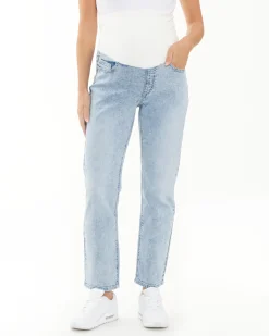 Nova Over Bump Crop Jean Blue Haze