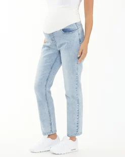 Nova Over Bump Crop Jean Blue Haze