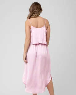 Nursing Slip Dress Pink