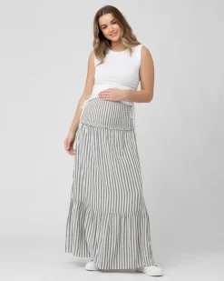 Ollie Smocked Dress  Black / White