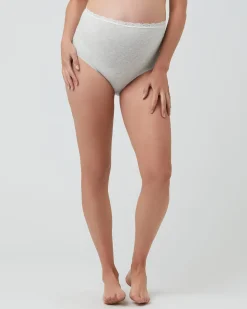 Organic Cotton Full Briefs Silver Marle