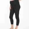 Organic Essential 3/4 Leggings Black
