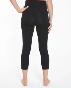 Organic Essential 3/4 Leggings Black