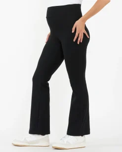 Organic Jersey Flare Pant Black