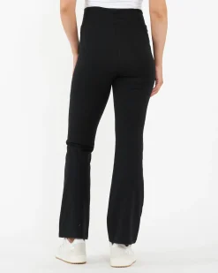 Organic Jersey Flare Pant Black