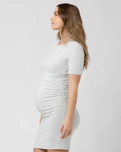 Organic Nursing Dress Silver Marle