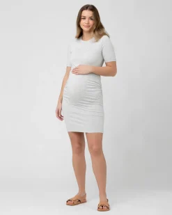 Organic Nursing Dress Silver Marle