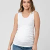 Organic Nursing Tank White