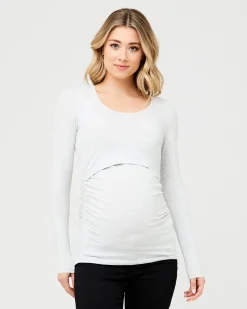 Organic Nursing Top Silver Marle