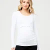 Organic Nursing Top White