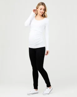 Organic Nursing Top White