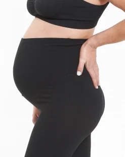 Organic Over Bump 3/4 Legging Black