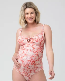 Paloma One Piece  Dusty Coral / Natural