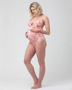 Paloma One Piece  Dusty Coral / Natural