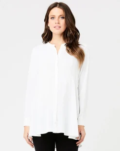 Peplum Shirt White