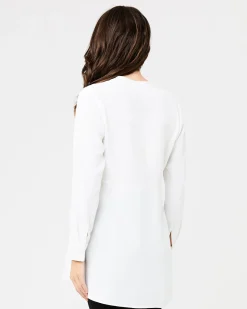 Peplum Shirt White