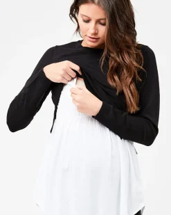 Pia Nursing Knit Black