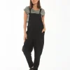 Poppy Linen Jumpsuit Black