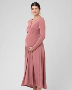 Portia Nursing Dress Rouge