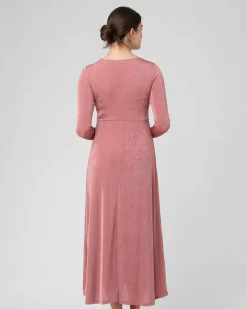 Portia Nursing Dress Rouge