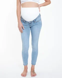 Rebel Ankle Grazer Jegging Pale Blue