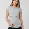 Richie Nursing Tee Grey Marle