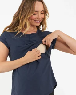 Richie Nursing Tee Indigo