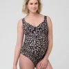 Sahara Tie Front One Piece  Black
