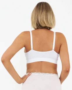 Seamless Nursing Bralette  White