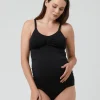 Seamless Nursing Tank Black
