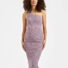 Skipper One Shoulder Dress Pink / Blue