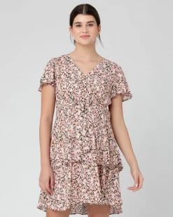 Sophia Layered Dress  Black