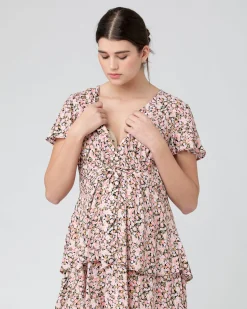 Sophia Layered Dress  Black