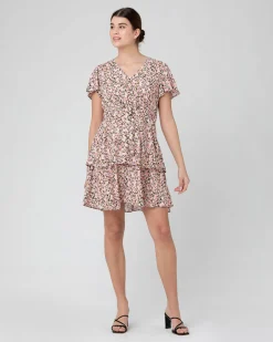 Sophia Layered Dress  Black
