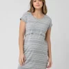 Stevie Nursing Nightie Silver/White/Black