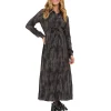 Sylvia Shirt Dress  Mocha / Black