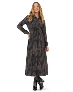 Sylvia Shirt Dress  Mocha / Black