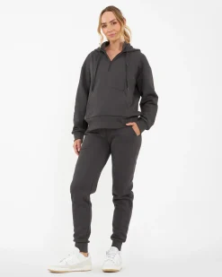 Taylor Over Tummy Joggers  Slate