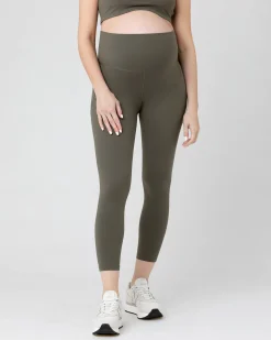 Tempo Crop Legging Khaki