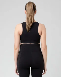 Tempo Crop Top Black