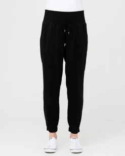Tencel Off Duty Pant Black