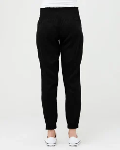 Tencel Off Duty Pant Black