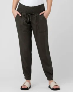 Tencel Off Duty Pant Olive