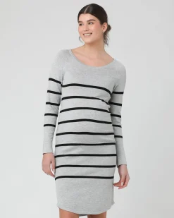 Valerie Tunic Dress Grey/Black