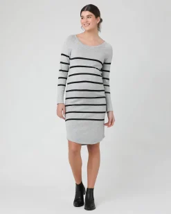 Valerie Tunic Dress Grey/Black