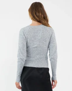 Willa Nursing Knit Silver Marle